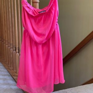 Express strapless dress